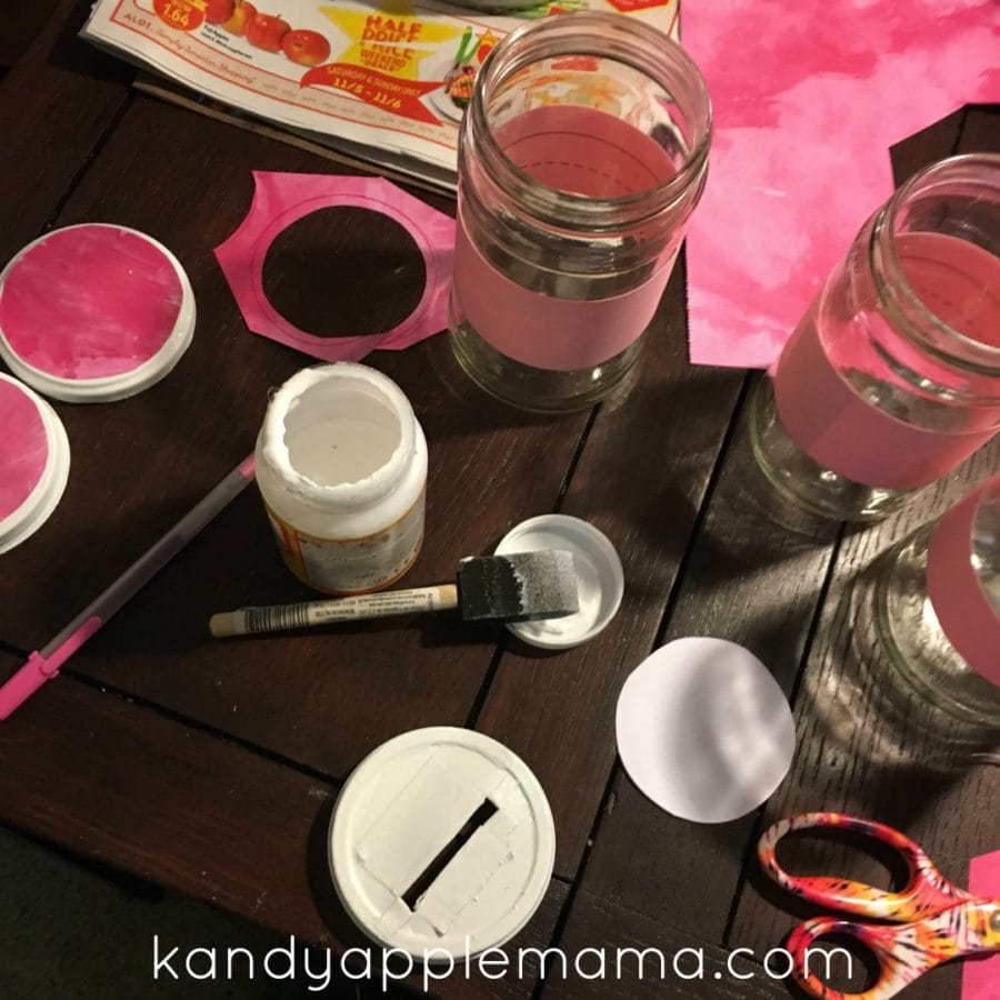 DIY Kids Savings Jars