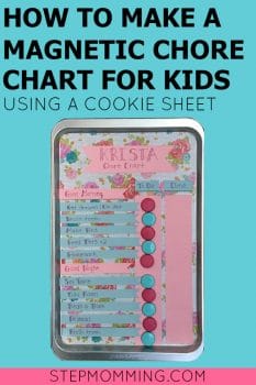 DIY Magnetic Chore Chart + Free Printable – Stepmomming.com: resources ...