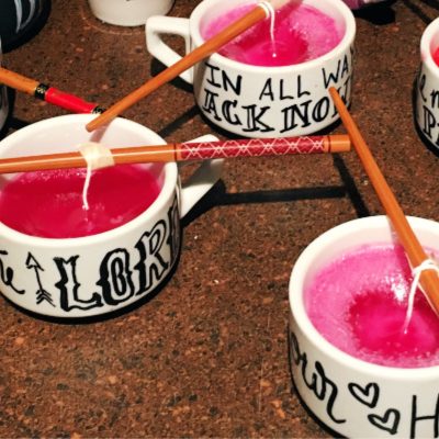 DIY Home Decor: Scented Candles in Sharpie Mugs